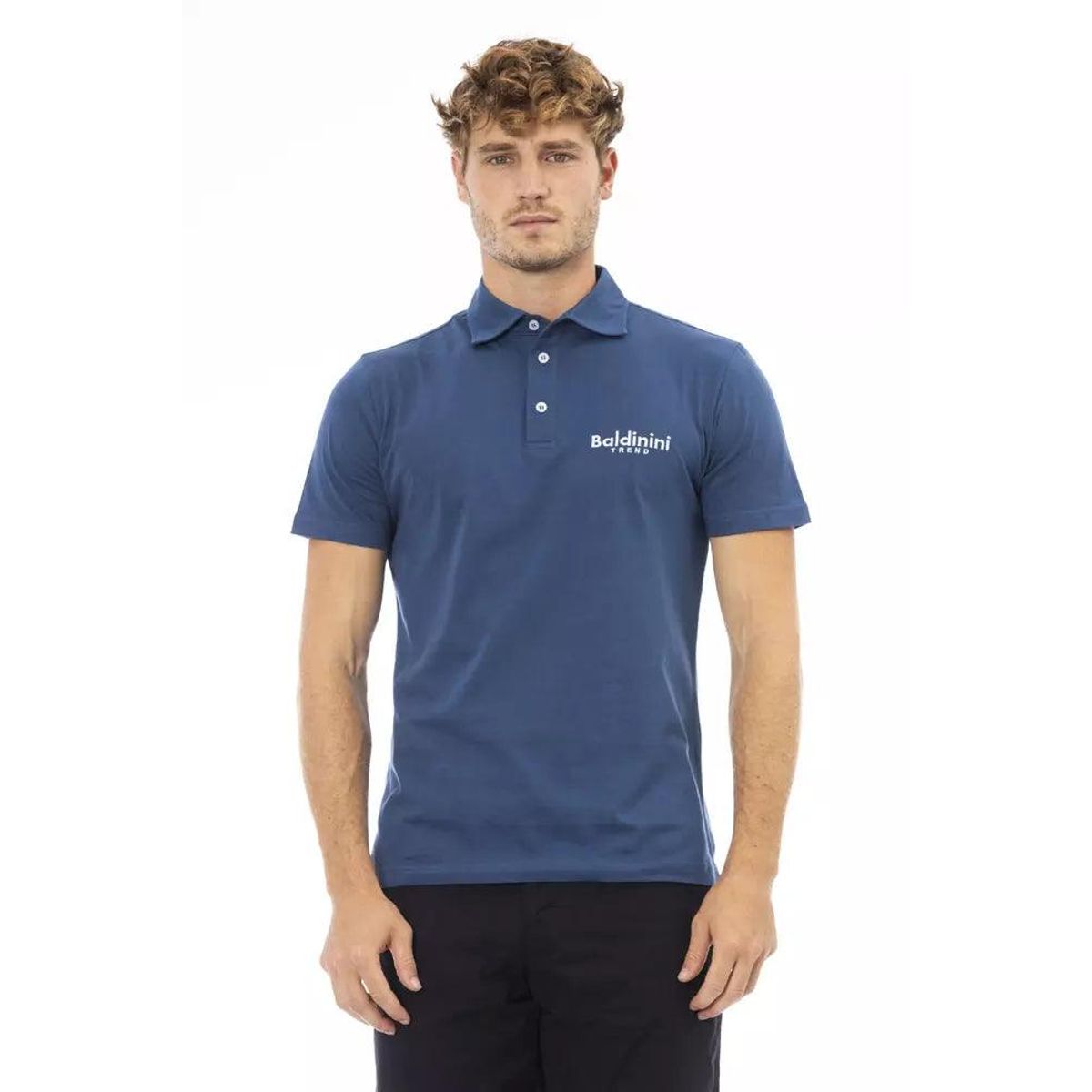 Baldinini Trend Baldinini Blå Bomuld Polo Shirt