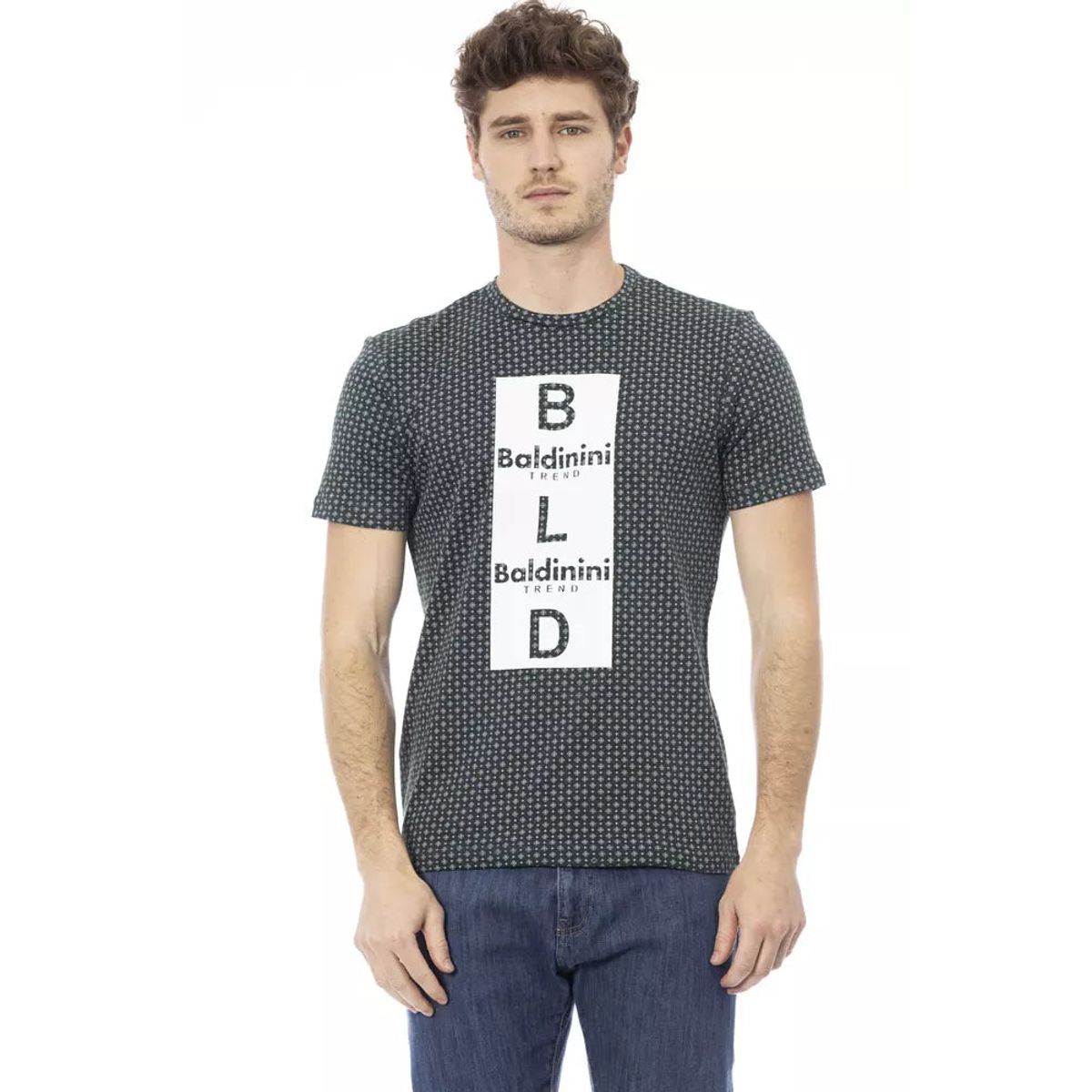 Baldinini Trend Grøn Bomuld T-Shirt