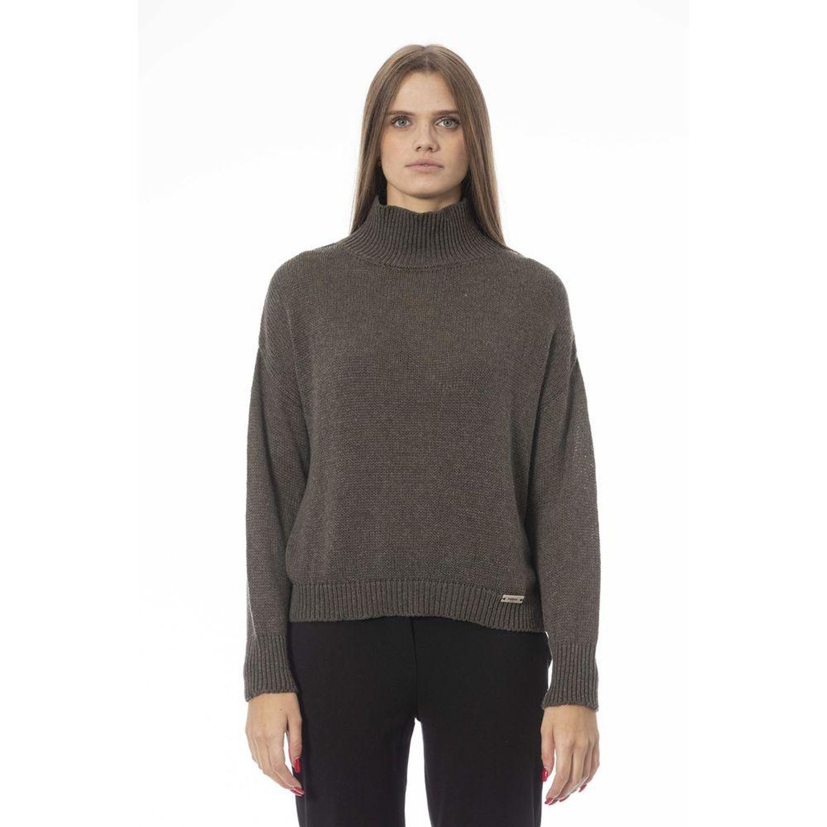 Baldinini Trend Grøn Viscose Sweater