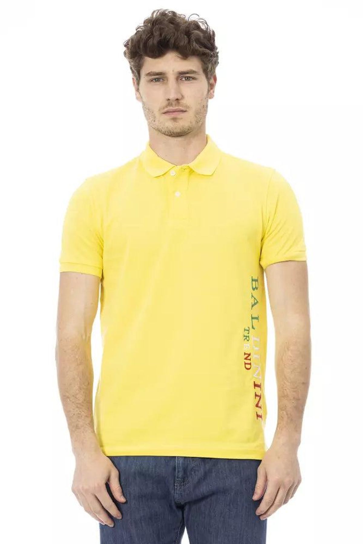 Baldinini Trend Gul Bomuld Polo Shirt