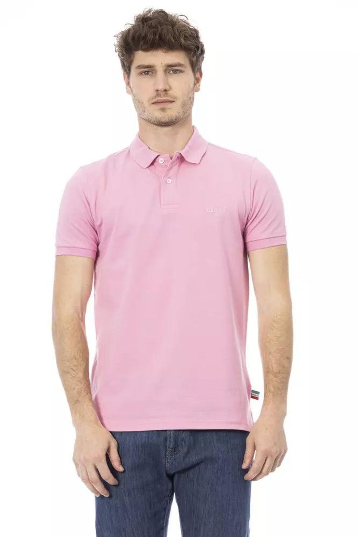 Baldinini Trend Pink Bomuld Polo Shirt