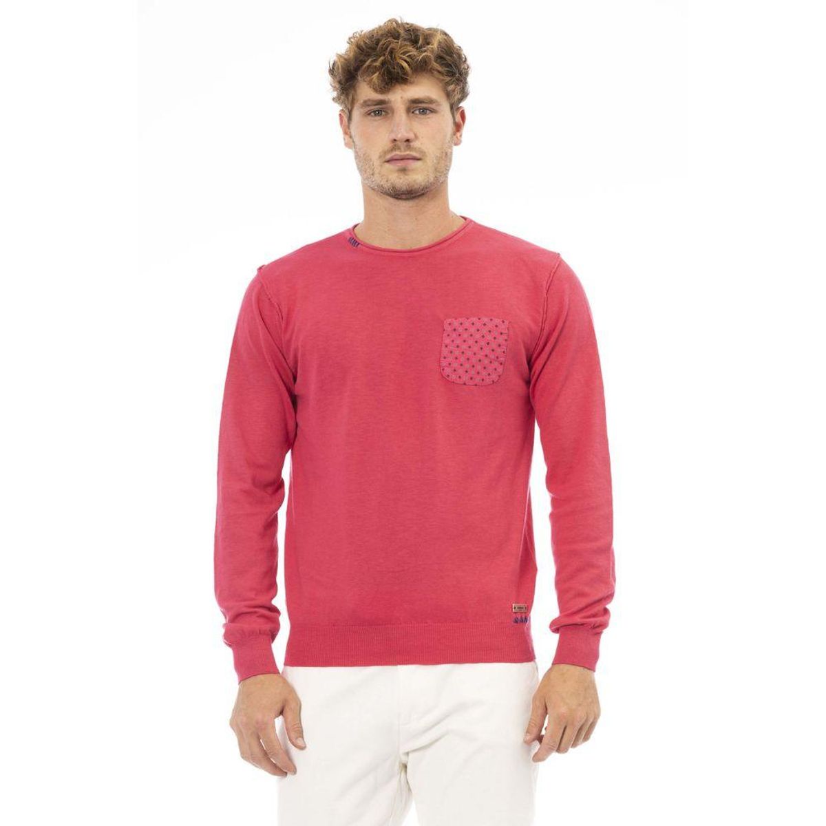 Baldinini Trend Rød Bomuld Sweater