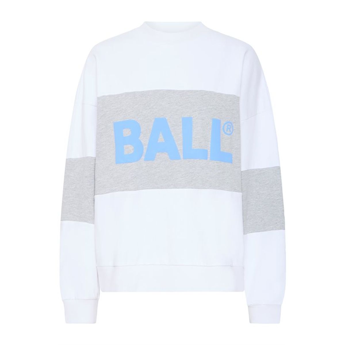 Ball - Logo Crew Neck - White