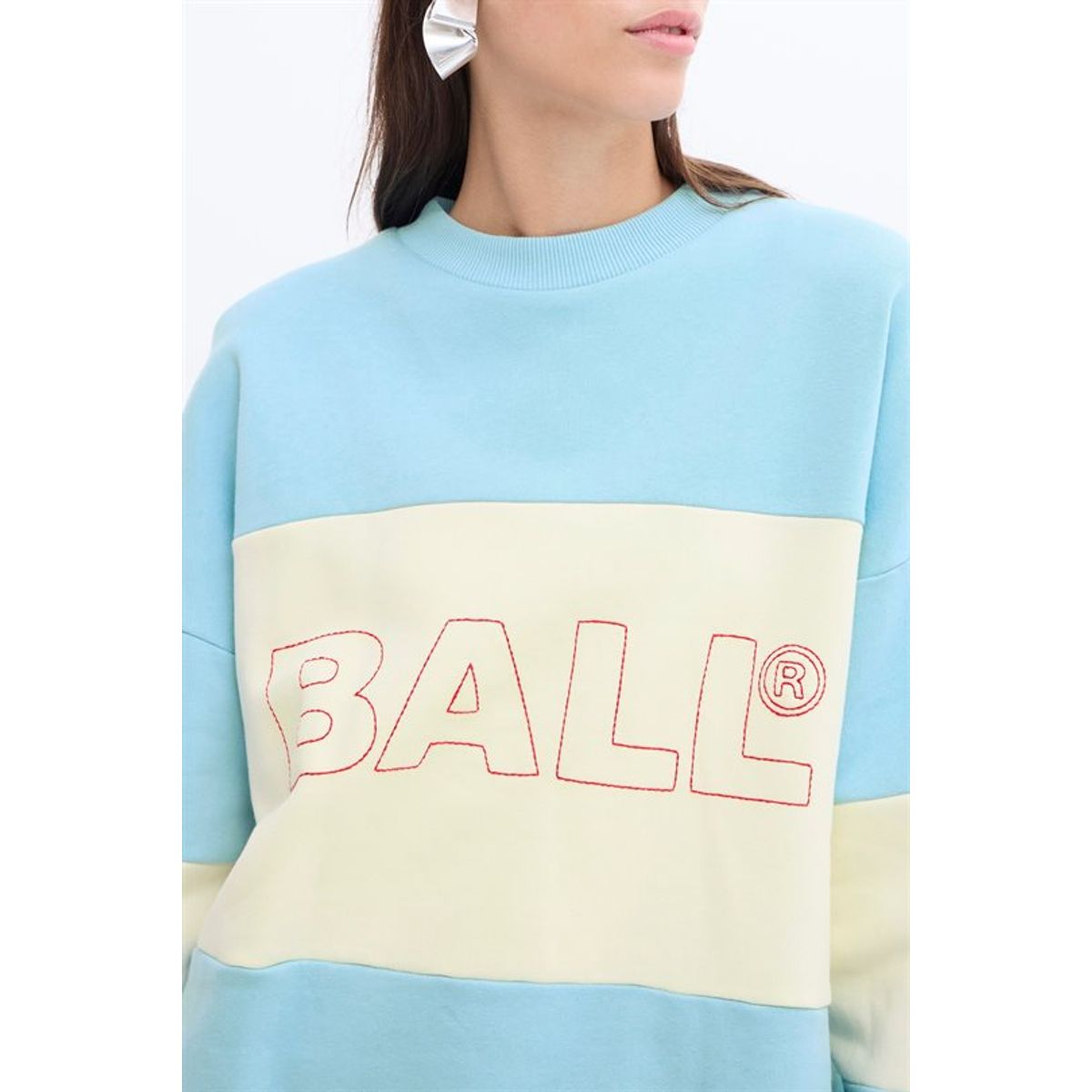 Ball - Summer Chain Crew Neck - Sky Blue