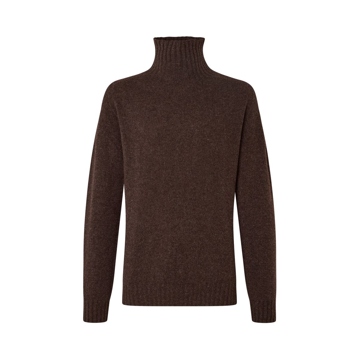 Ballater Roll Neck rullekravesweater, Porcupine, Geelong lammeuld - M