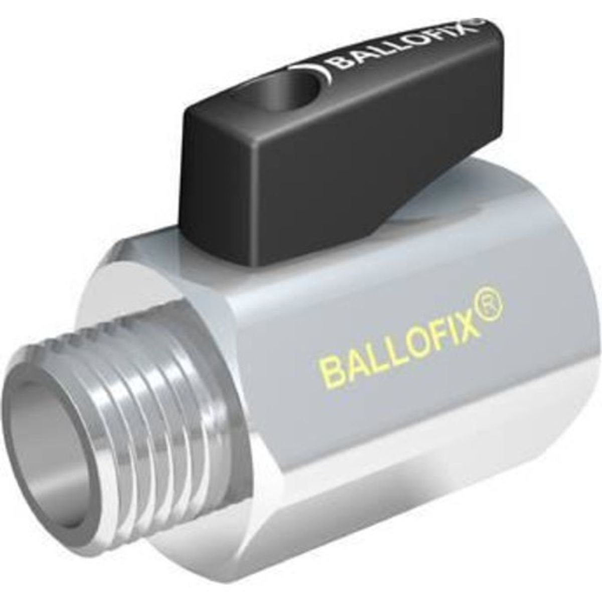 Ballofix kuglehane 1/2" muffe x 3/8" nippel