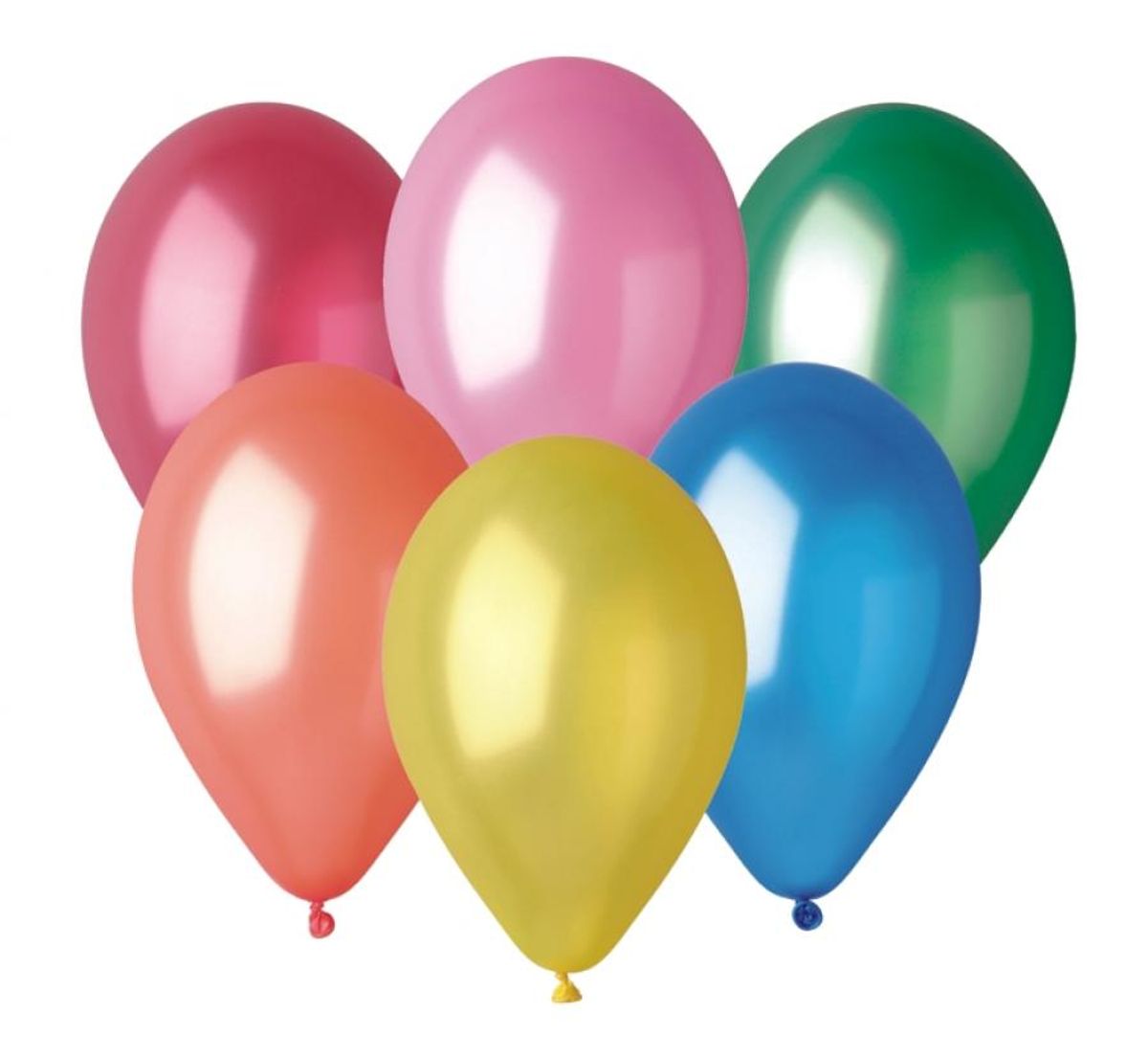 Ballon Gm90 Metal 25cm Flerfarvet 100 Stk.