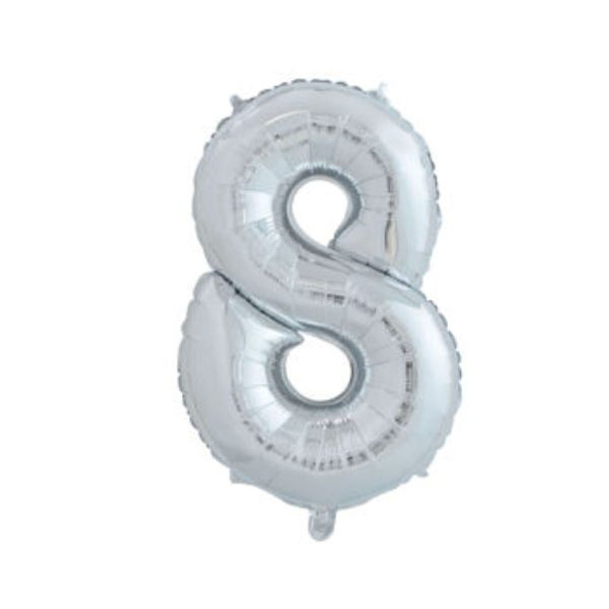 Ballon Nummer "8" 65 Cm.