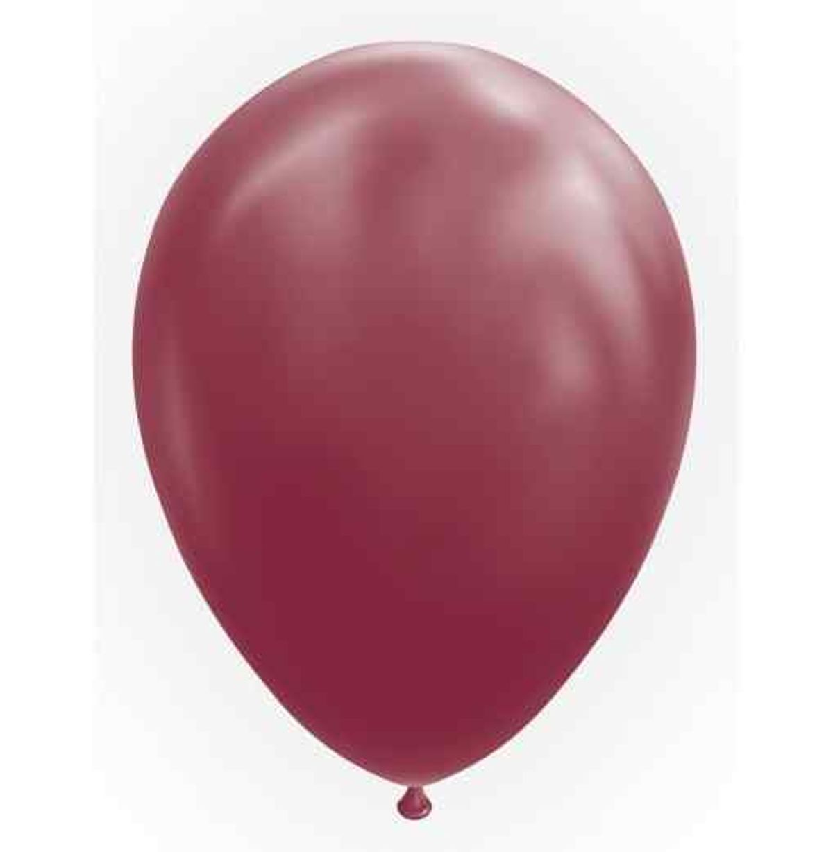 Balloner 12" / 30 cm - 25 stk. Burgundy - Ensfarvede latexballoner