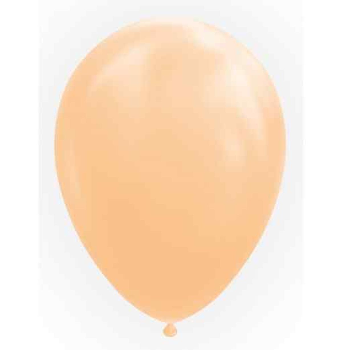 Balloner 12" / 30 cm - 25 stk. Hudfarvet - Ensfarvede latexballoner