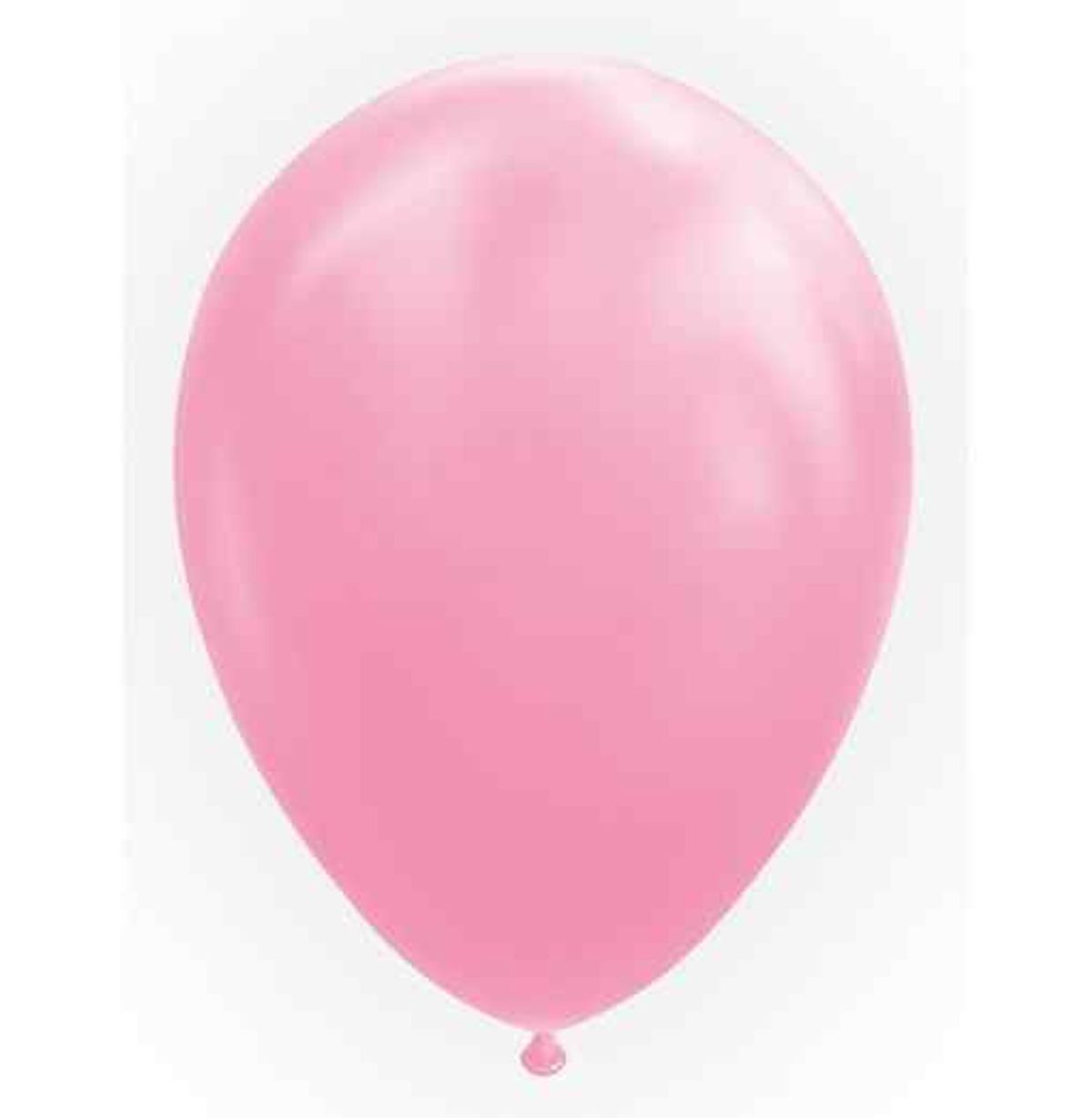 Balloner 12" / 30 cm - 25 stk. Pink - Ensfarvede latexballoner