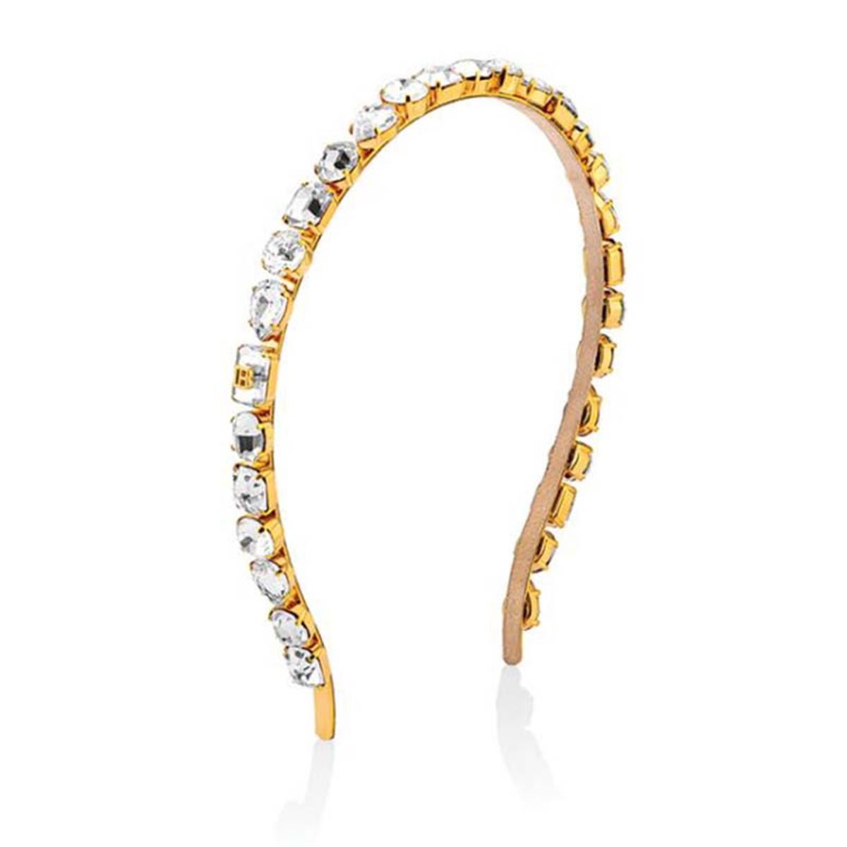 Balmain Eclat Headband Small Silver/Gold