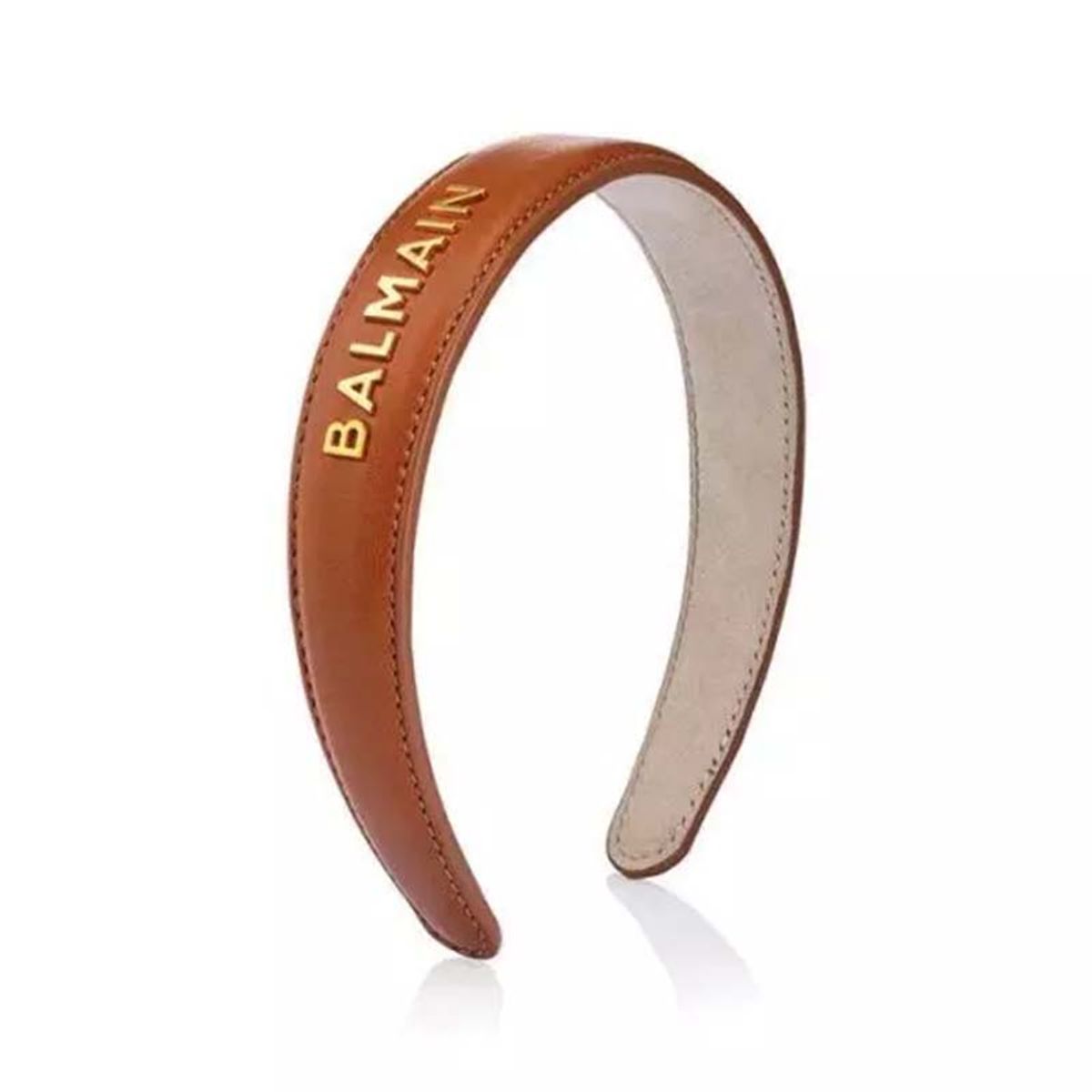 Balmain Riviera Headband Cognac Large