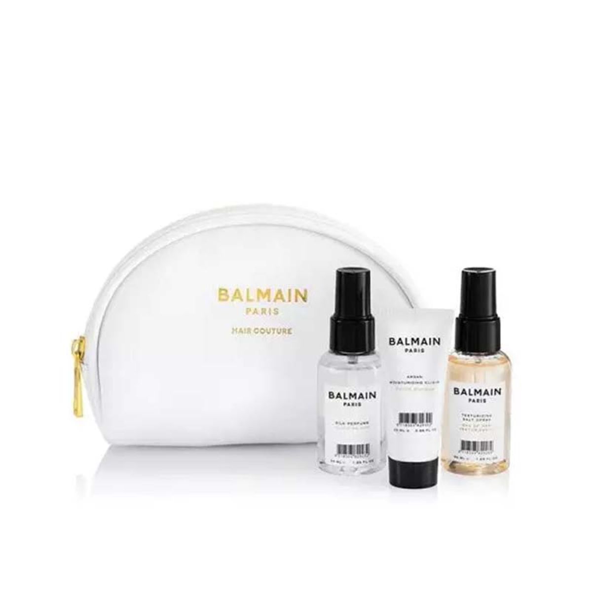 Balmain White Cosmetic Styling Bag