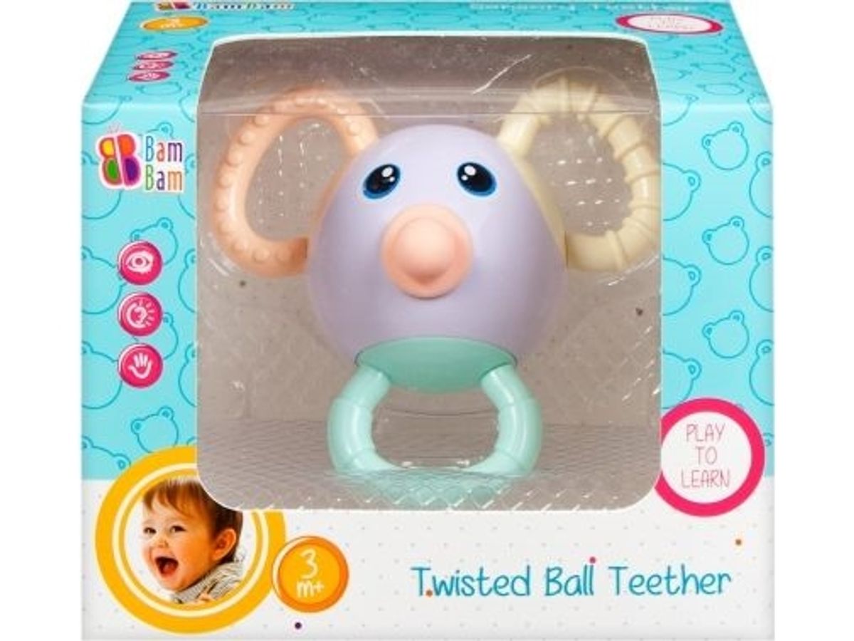 Bambam Twisted Teether Ball Bambam 428321