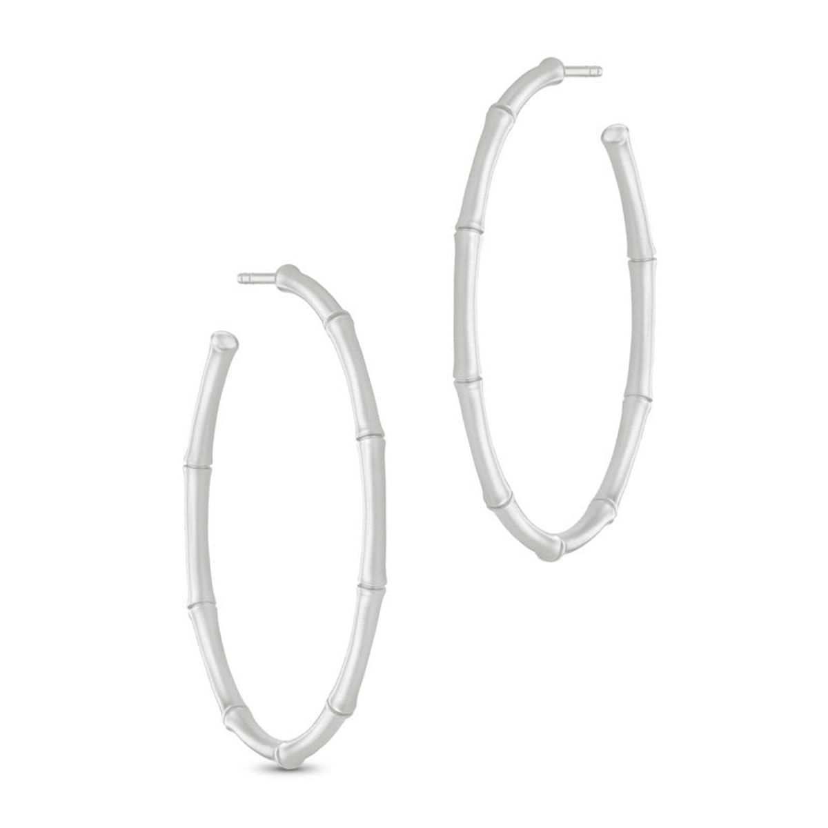 Bamboo Large Hoops