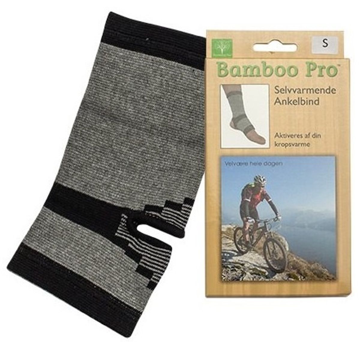 Bamboo Pro Ankelbind, Str. S selvvarmende 1stk.