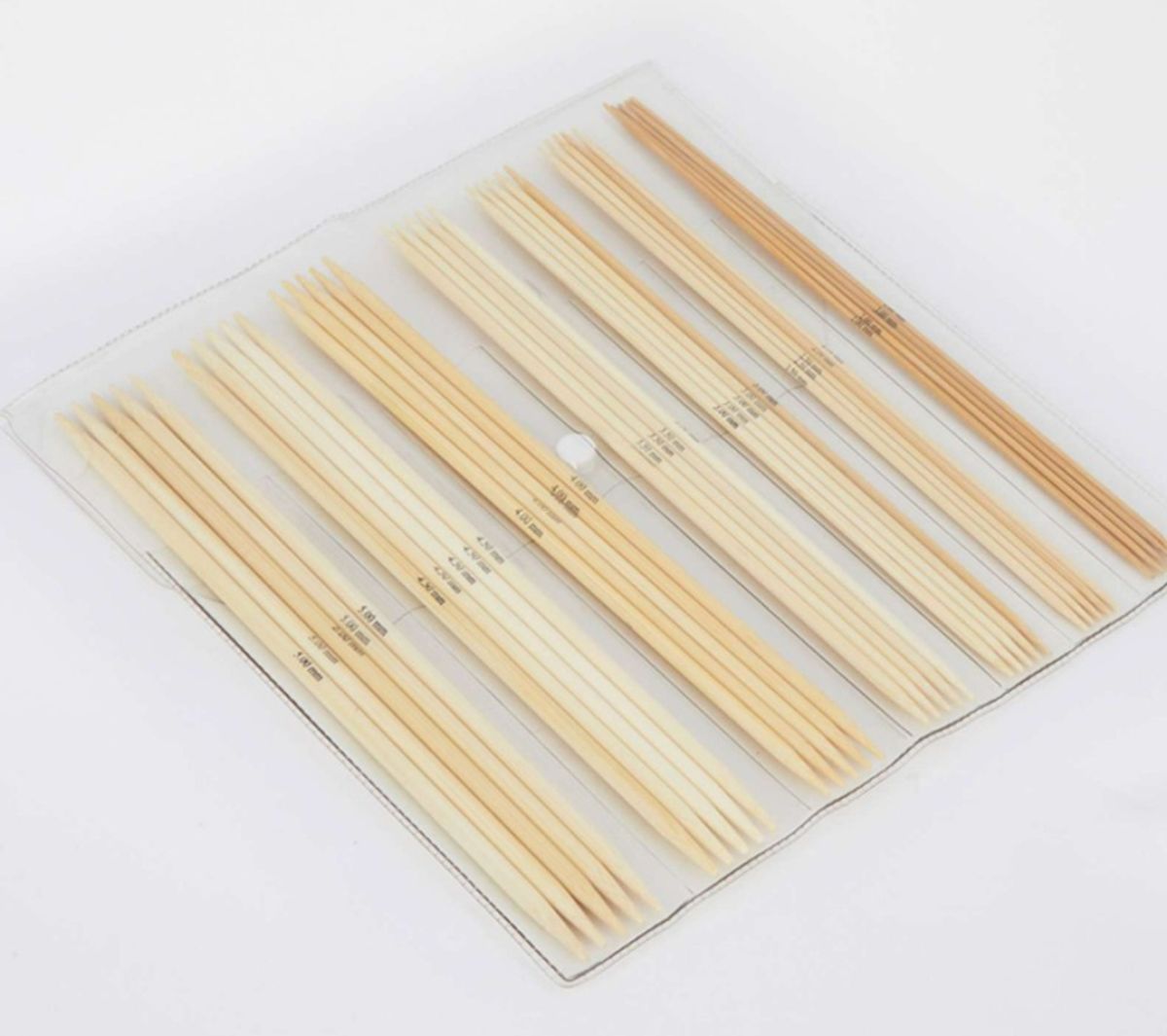 Bamboo Strømpepindesæt 2.00-5.00mm 20cm, fra Knitpro