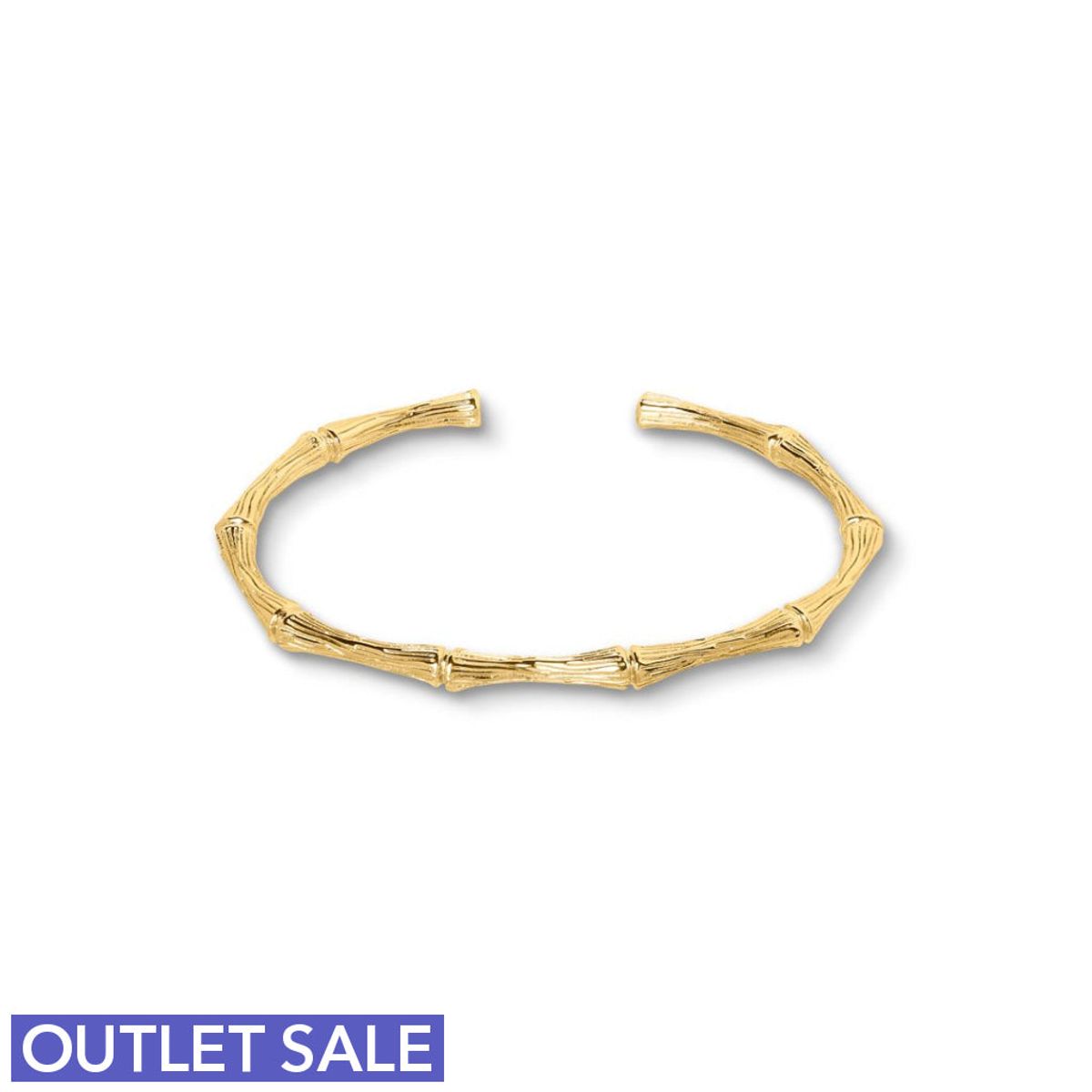 #BambooBangle armbånd - 18 Karat Forgyldning - OUTLET