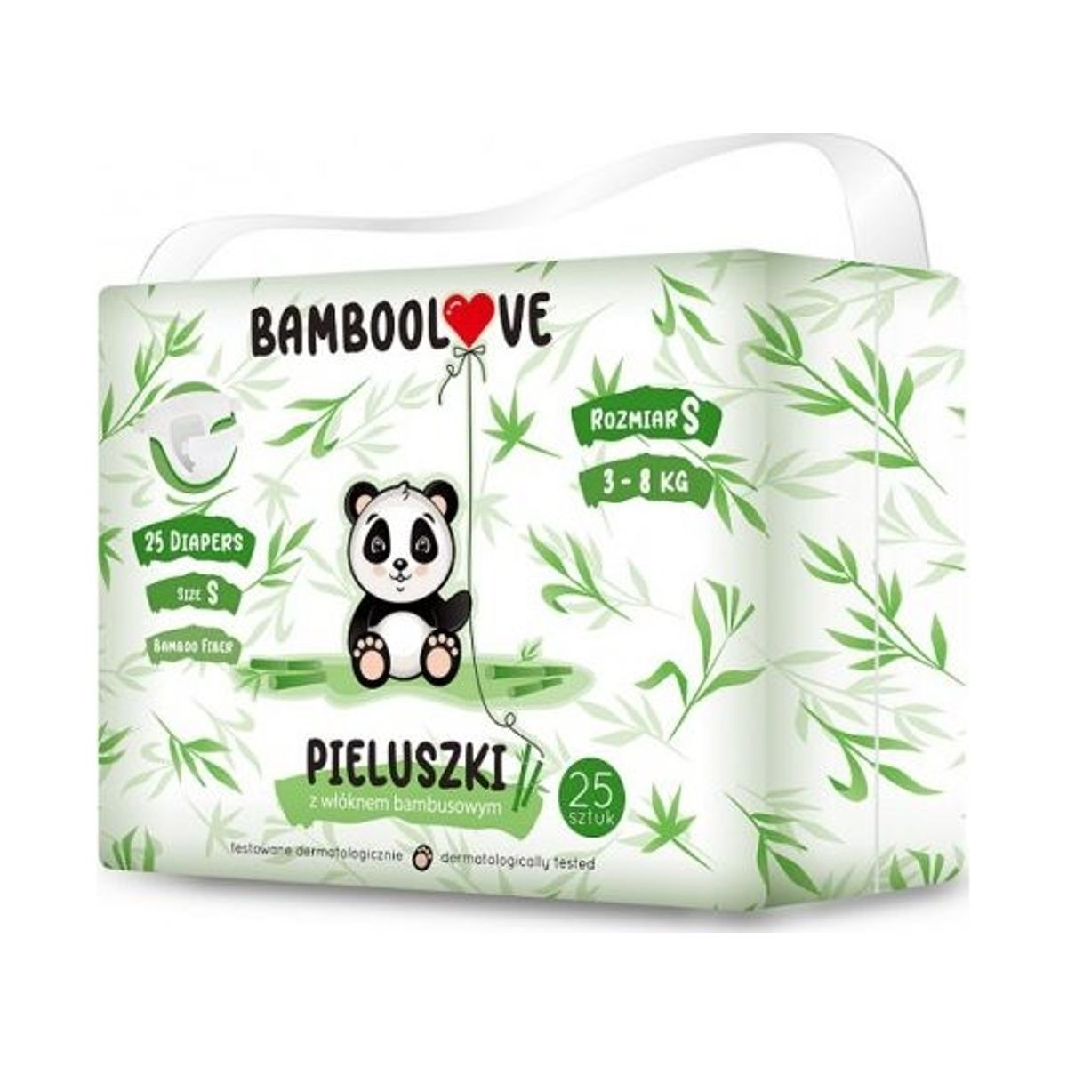 Bamboolove_Bamboo Fiber Disposable Baby Diapers Size S 25Pcs