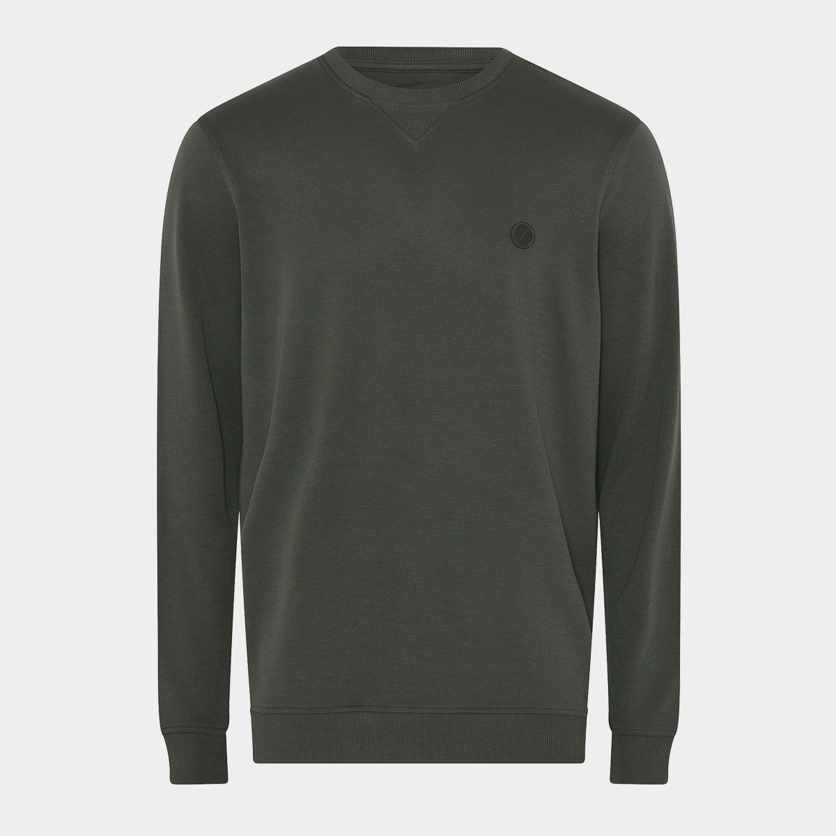 Bambus sweatshirt | grøn sweatshirt til mænd fra JBS of Denmark, L