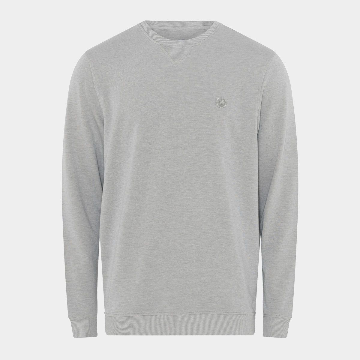 Bambus sweatshirt | lysegrå sweatshirt til mænd fra JBS of Denmark, S