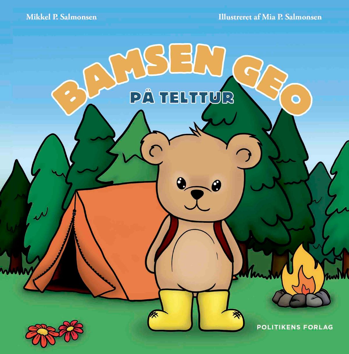 Bamsen Geo på telttur