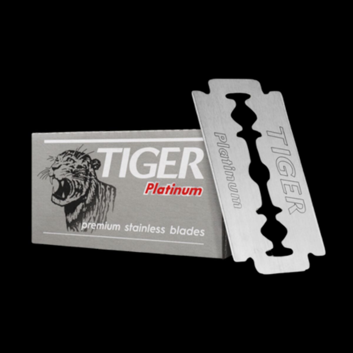 Banbu Tiger Platinum Premium Stainless Blades - 5 stk