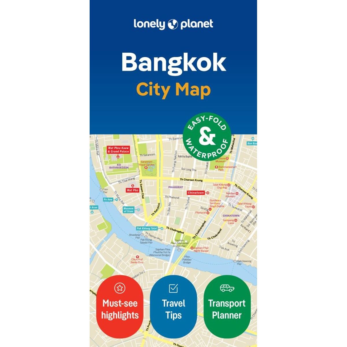 Bangkok City Map - Lonely Planet - English Book