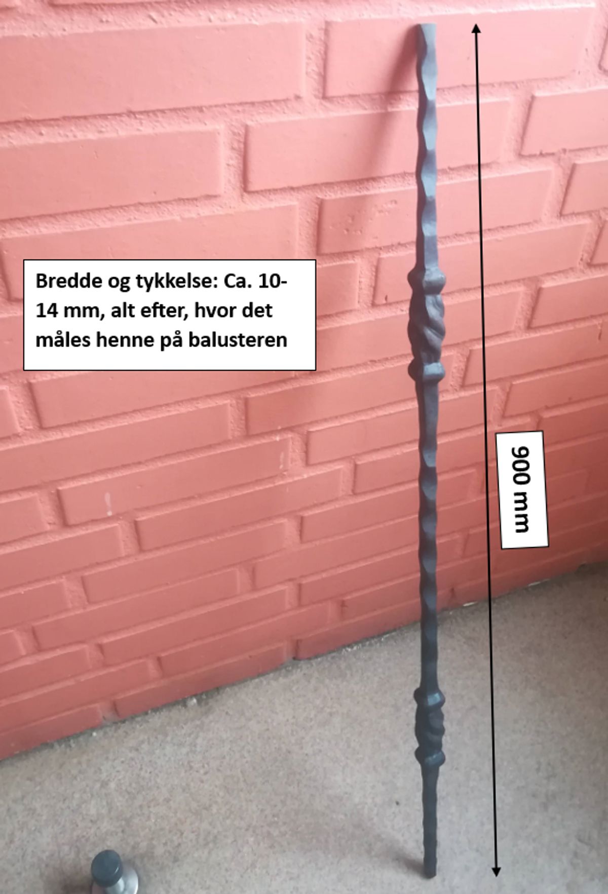 Banket smedejernsbaluster PS13-30