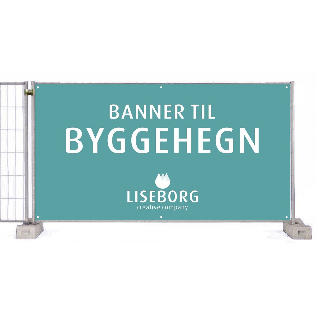 Banner til byggehegn