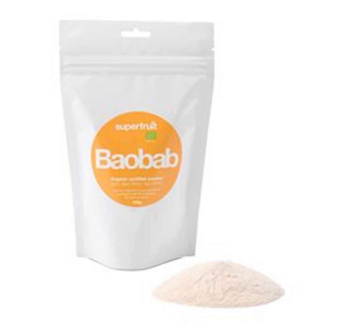 Baobab pulver Ø Superfruit 150g.