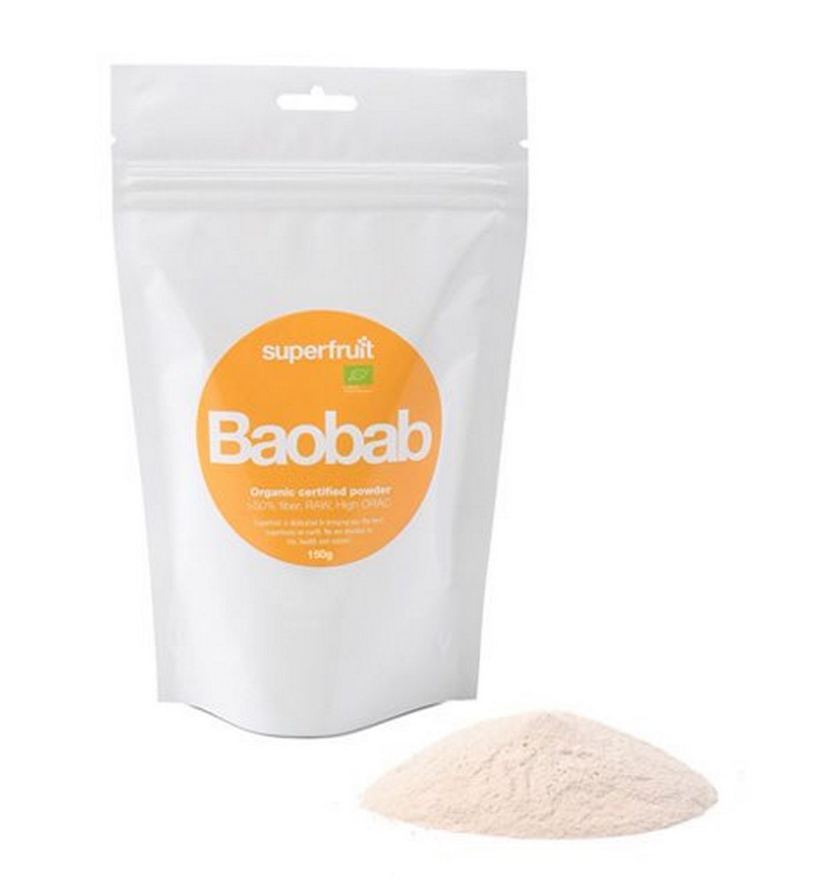 Baobab pulver Ø Superfruit, 150g.