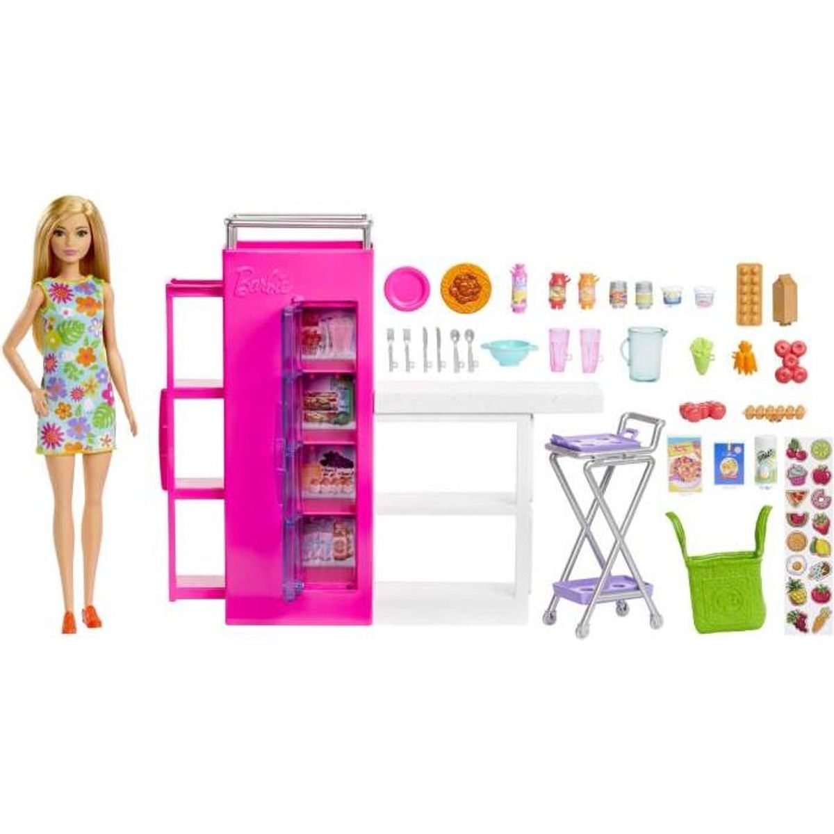 Barbie - Dream Pantry Legesæt Med Dukke Og Tilbehør