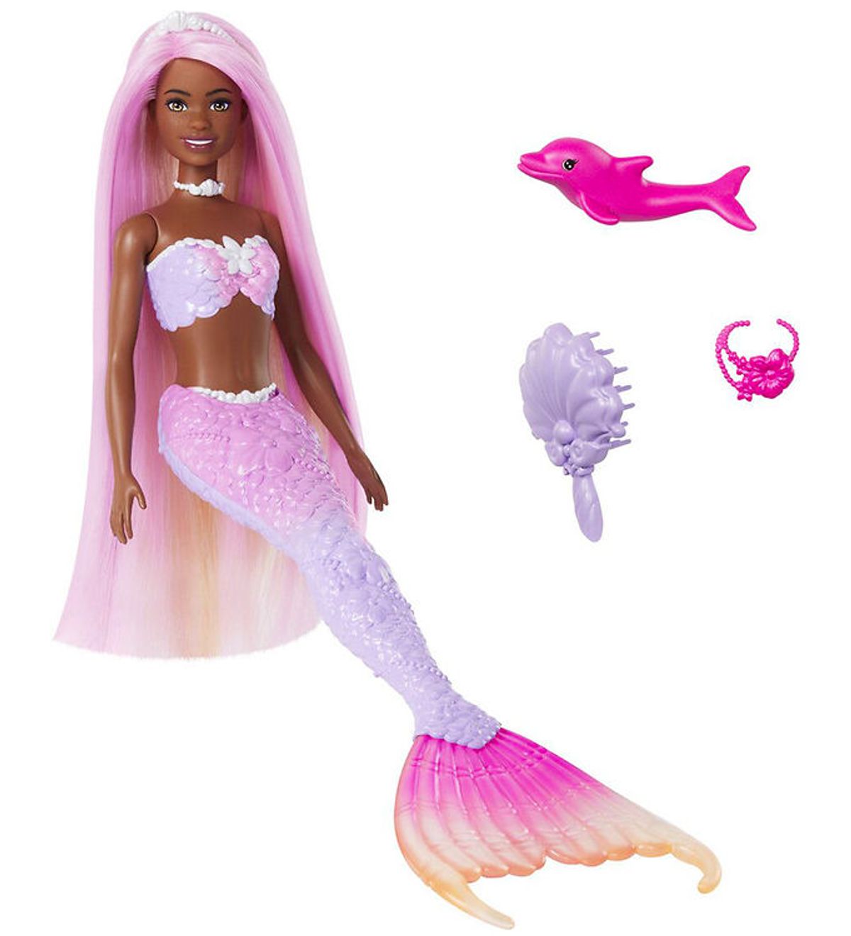 Barbie Dukke - 30 cm - Touch of Magic - Brooklyn Havfrue