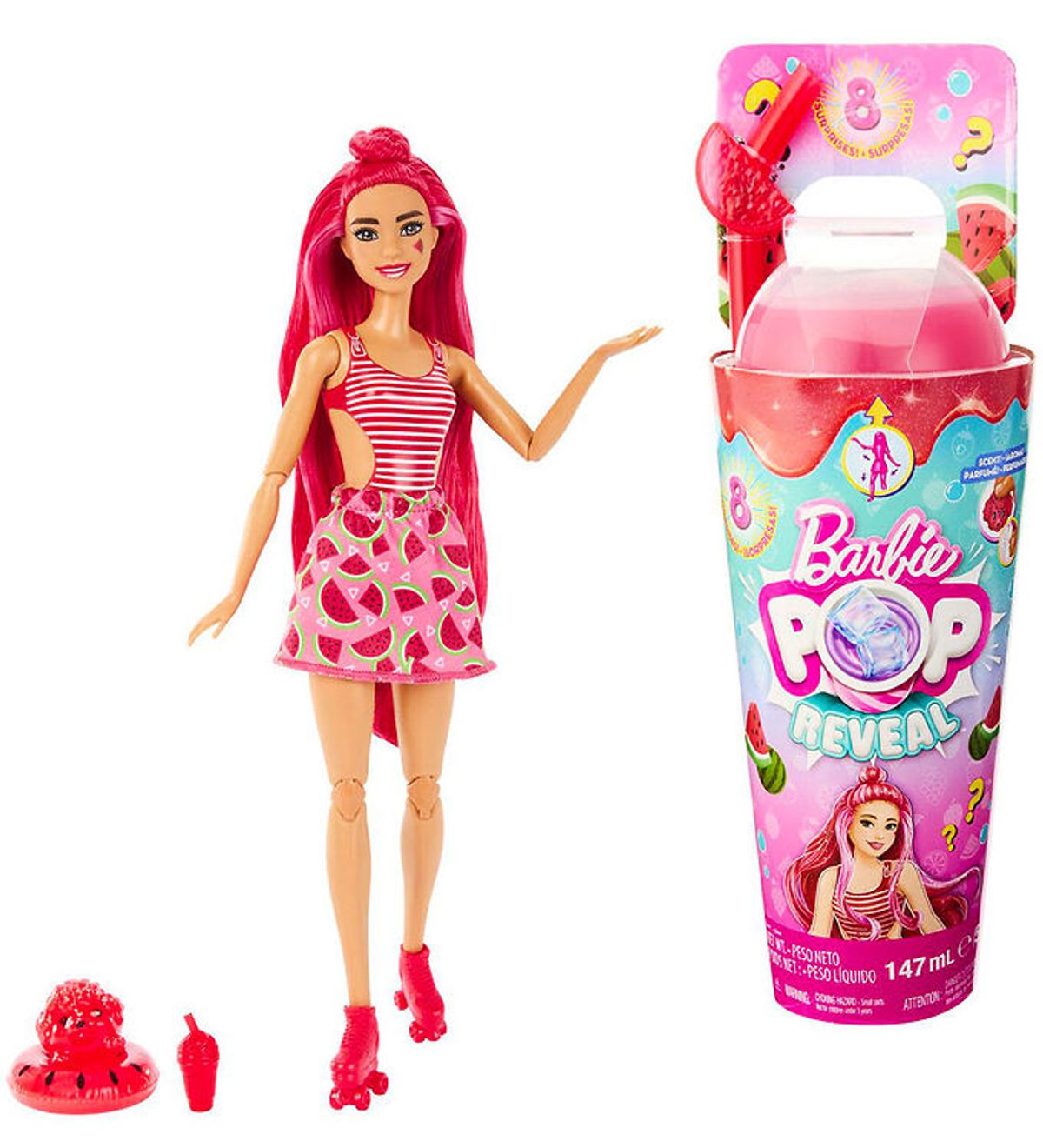 Barbie Dukke - Pop Reveal Juicy Fruits Watermelon Crush - Pink