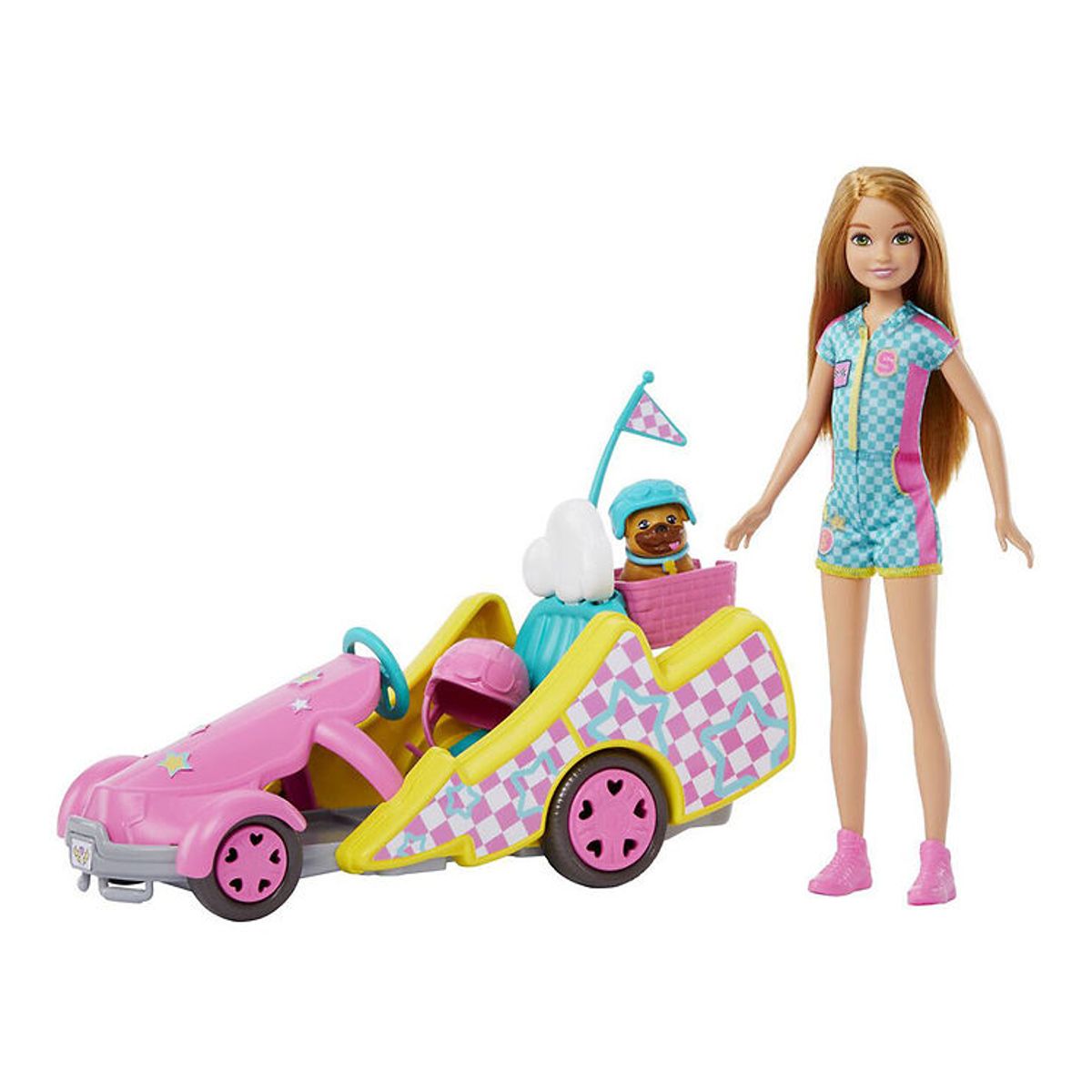 Barbie Dukkesæt - 30 cm - Stacie Go-Kart