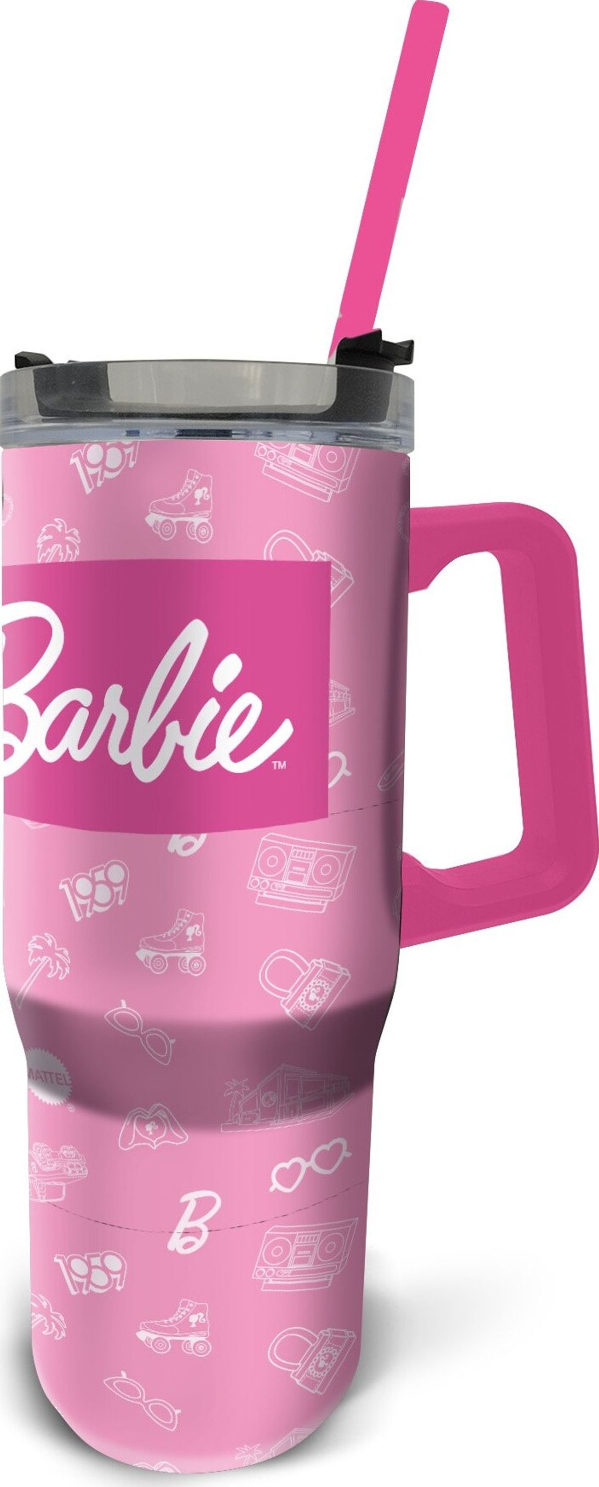 Barbie - Termoflaske Til Børn - Xl Rambler 940 Ml