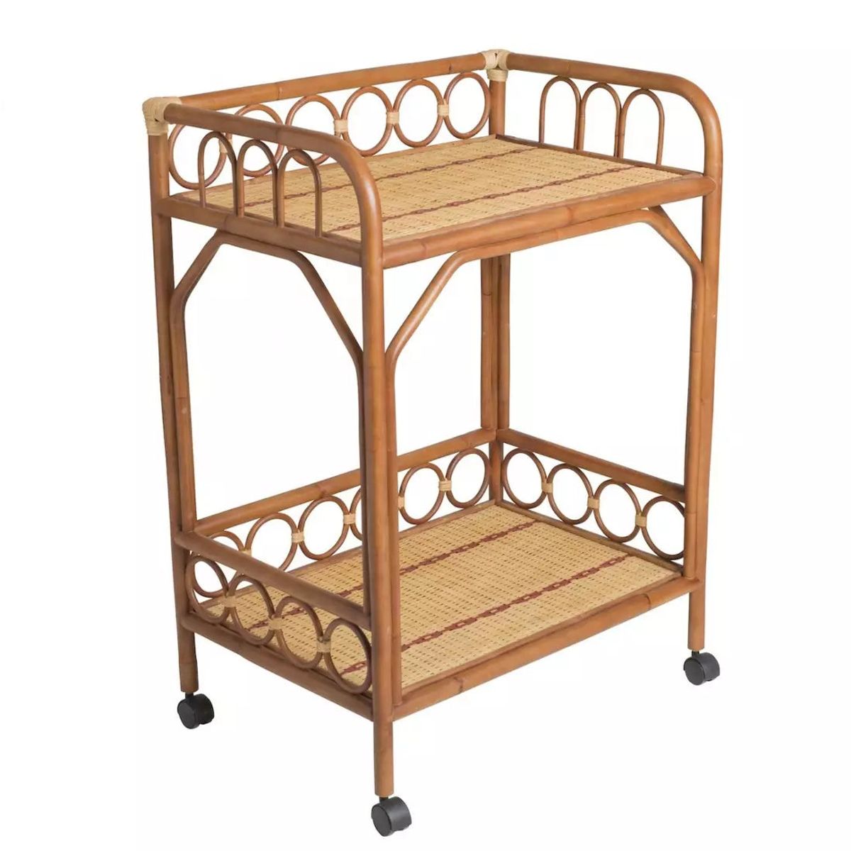 BARBORD & TROLLEY - BAGATELLE SERIE - RATTAN - cafebord - Kok Maison - StudioBuus