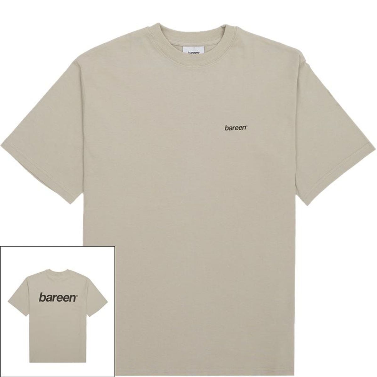 Bareen Bard Box Fit Heavy Tee Clay