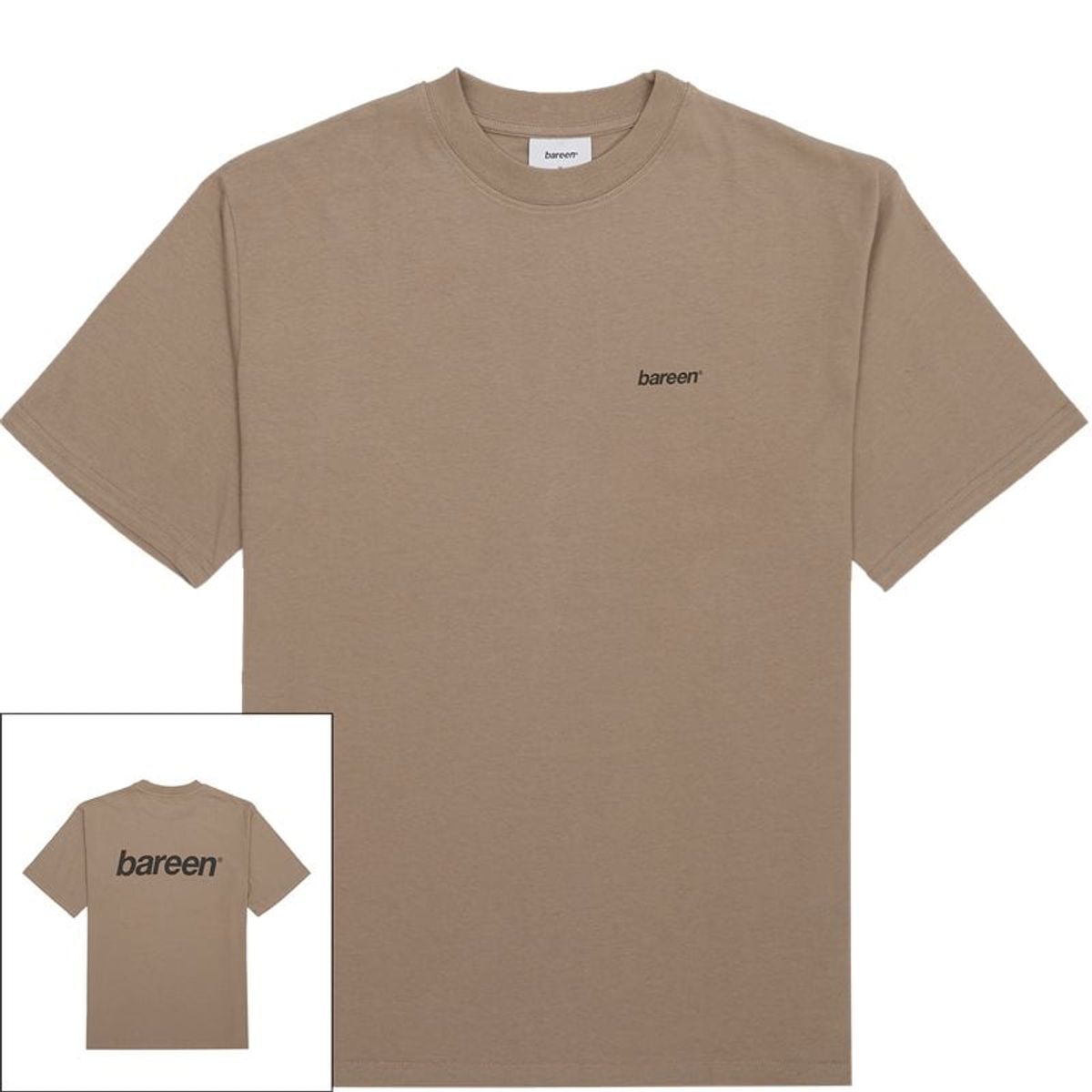 Bareen Bard Box Fit Heavy Tee Mocha