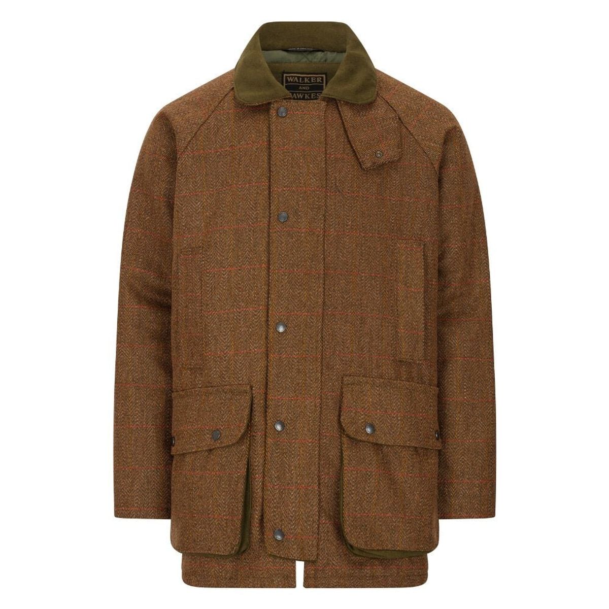 Barlaston Tweed Country Jacket, kaffebrun - L