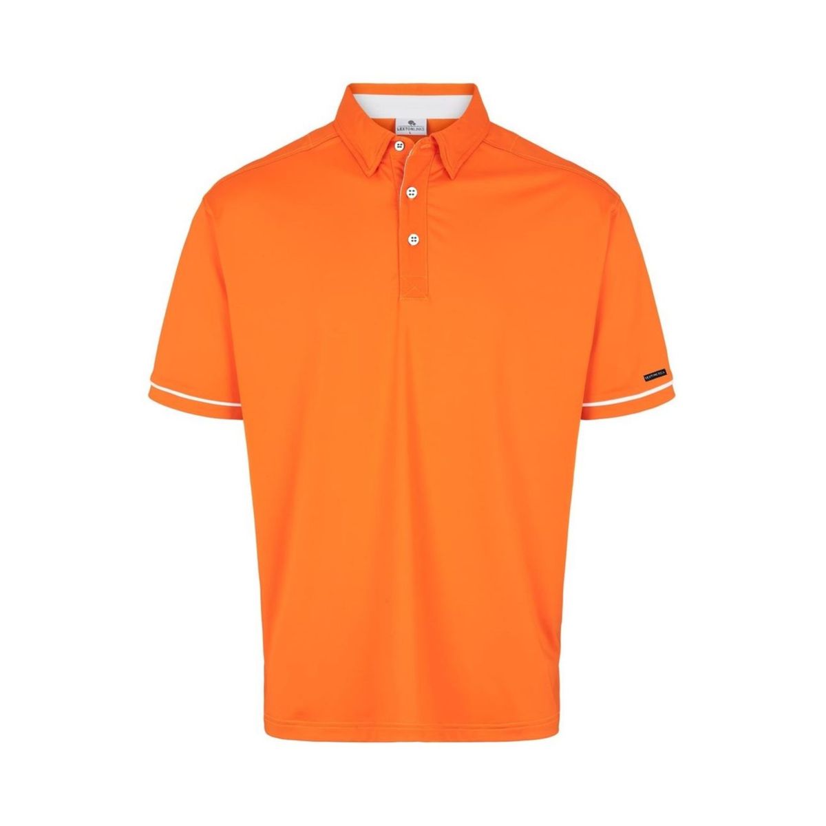 Barley Polo Orange/white L