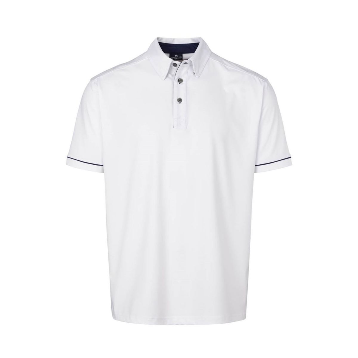 Barley Polo White/navy S