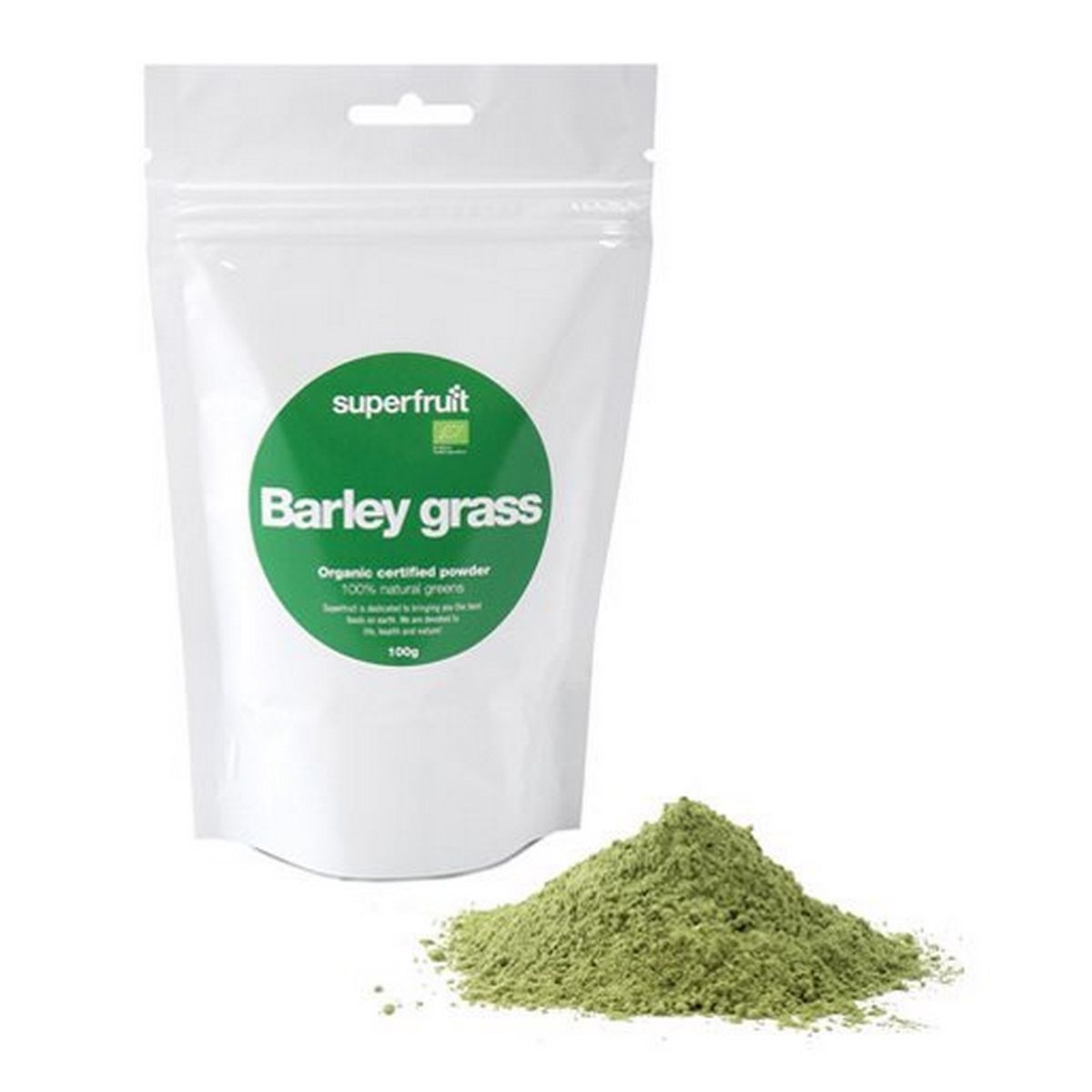 Barleygrass pulver Ø Superfruit, 100g.