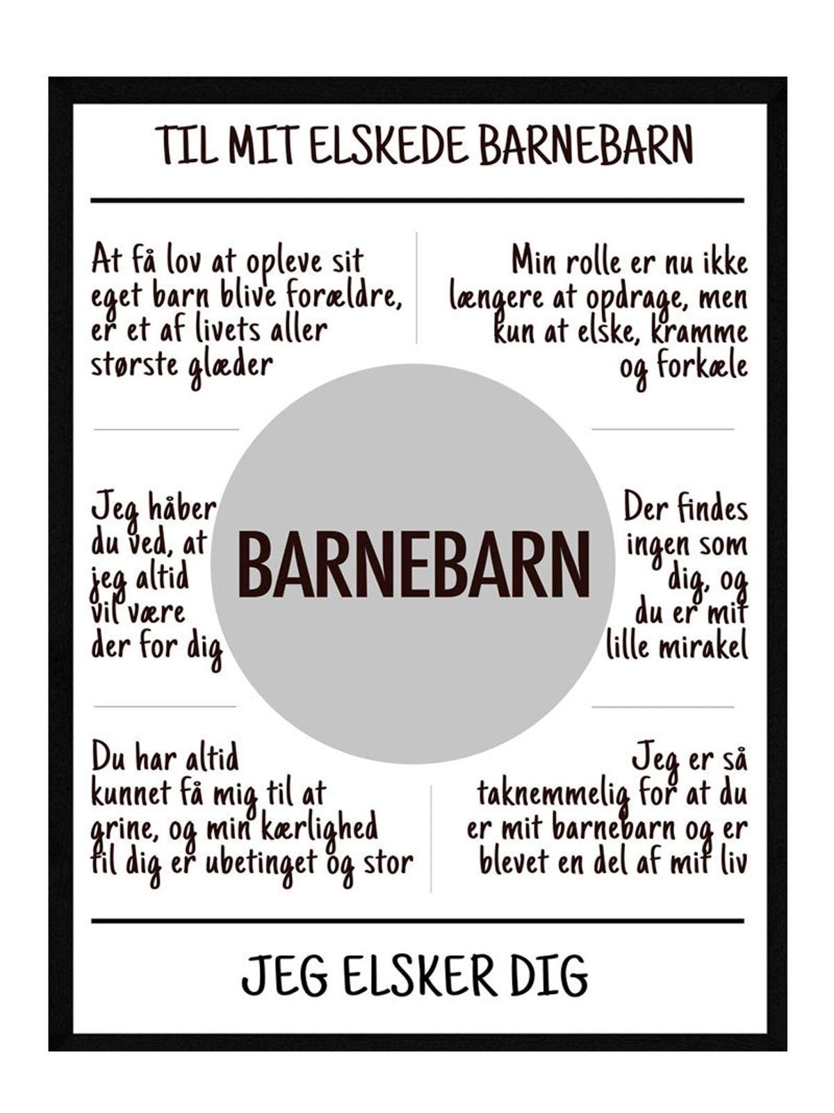 Barnebarn plakat