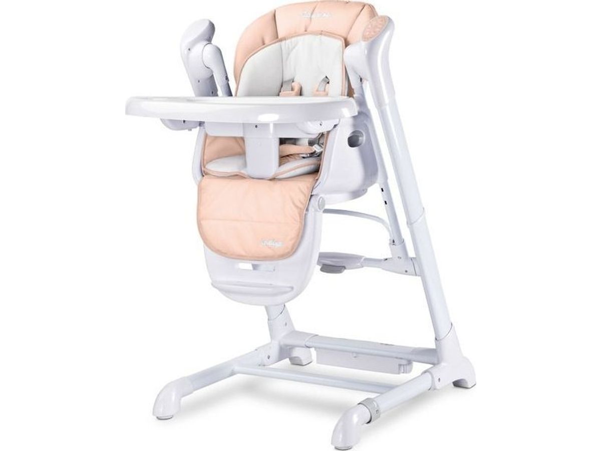 Barnevogn Caretero Højstol + Gynge Indigo Powder Pink