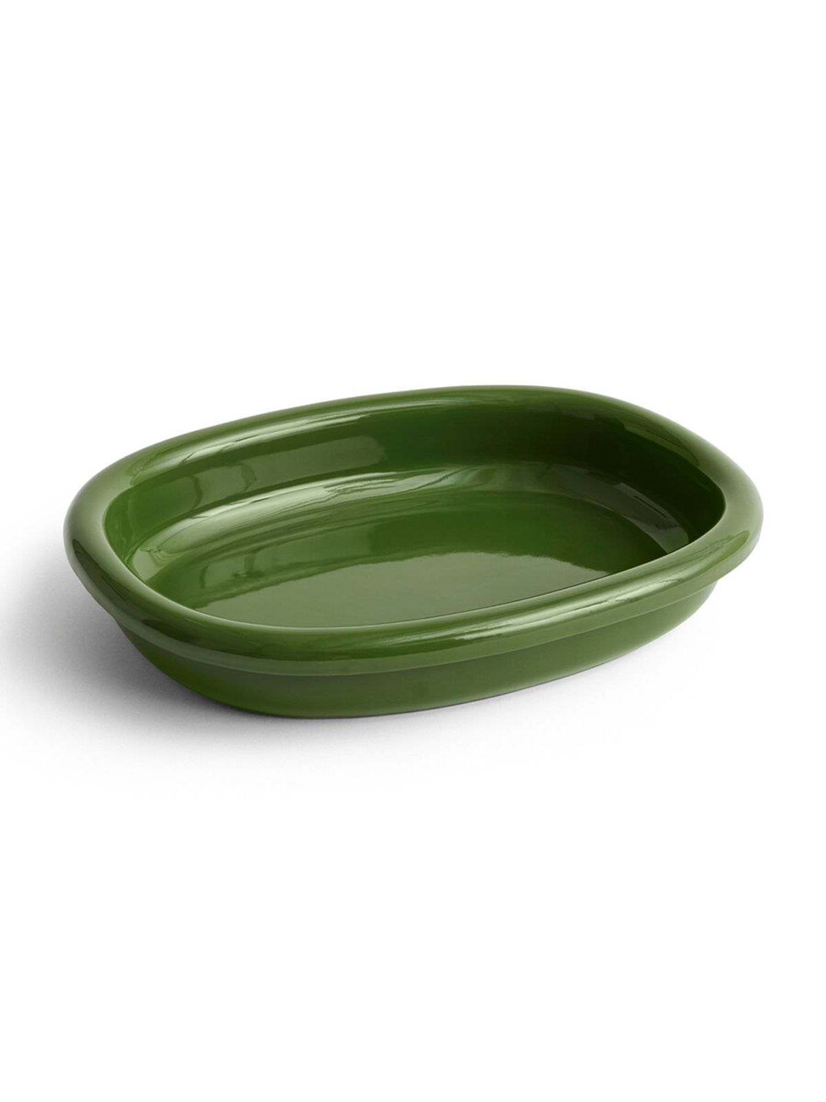 Barro Oval Dish, large fra Hay (Green)