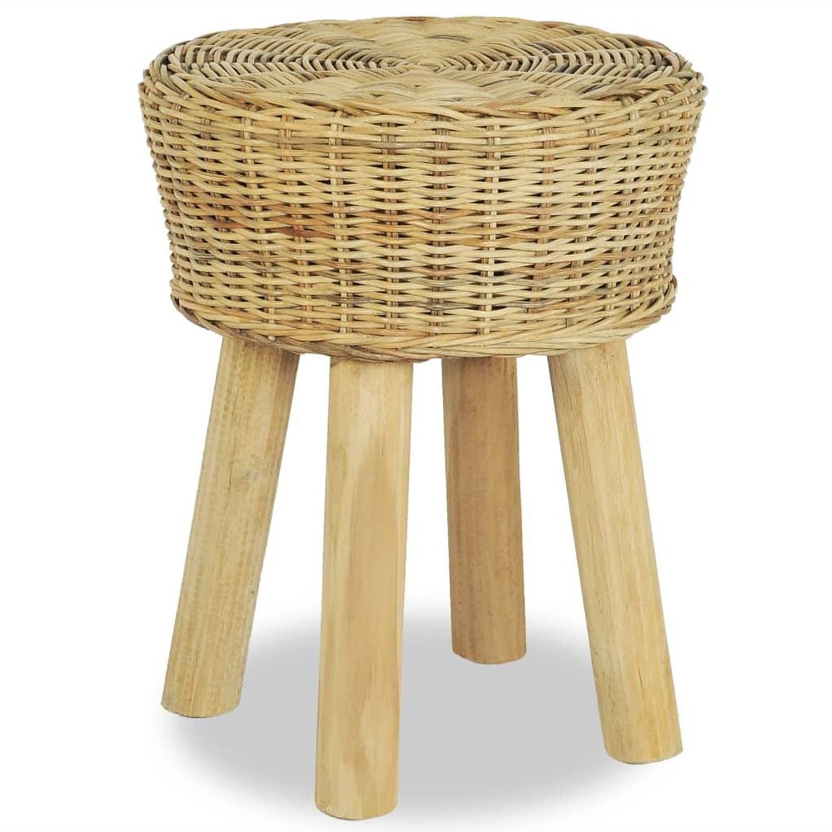 Barstol naturligt rattan