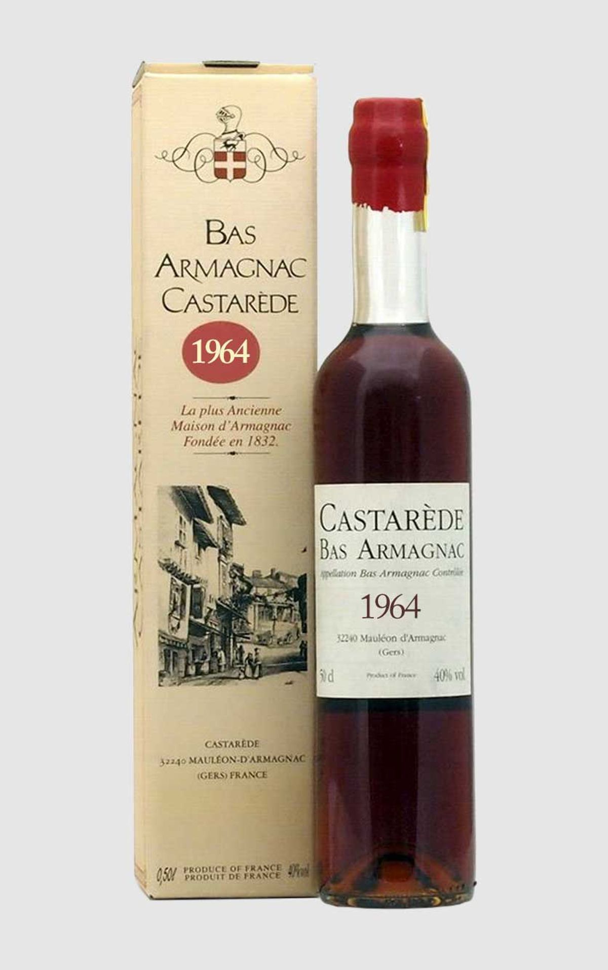 Bas Armagnac Castarede 1964 Vintage 50 cl